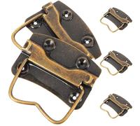 minkissy Asa Vintage para Cofre de Madera 5 Piezas, Mango de Hierro Clásico para Caja Industrial, Tiradores para Muebles Antiguos y Baúles de Madera, Manijas Resistentes y Ergonómicas