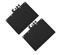 minkissy Bandeja de Almacenamiento de Sonido ABS Negra 24X175 CM Soporte para Micrófono Multifuncional 2 Unidades Adecuado para Estudios Escenarios y Salas de Grabación