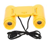 minkissy Binoculares para Niños De Juguete Amarillos, Tamaño Ajustable, Enfoque Manual, Accesorios para Exploración Infantil Al Aire Libre, Observación De Aves, Obsequio Educativo