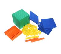 minkissy Bloques Matemáticos Coloridos para Conjuntos de Cubos de Aprendizaje Interactivos para Educación Herramientas Manipulativas de Matemáticas para Resolución de Problemas