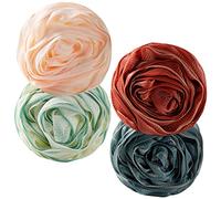 minkissy Bolas de Baño Exfoliantes de Malla Pe para Ducha Cordón, 4 Piezas para Eliminar Polvo y Exceso de Grasa, Accesorios para Baño Tanto para Hombres como Mujeres