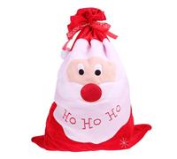 minkissy Bolsa De 5 Uds Soporte Para De Papá Noel Bolsa Con Cordón Bolsa De Favor De Fiesta Artículos A Granel Para Navidad Saco De Papá Noel Bolsa De Galletas De Navidad A