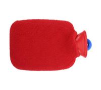 minkissy Bolsa de Agua Caliente Reutilizable de 800 Ml Roja Calentador Portátil Pequeño para Manos y Abdomen Suministro de Invierno para Mujer Bolsa Térmica Práctica y Compacta