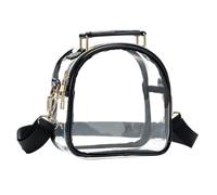 minkissy Bolsa de Hombro Transparente para Mujeres Bandolera Aprobada para Estadios Práctica y Duradera para Conciertos