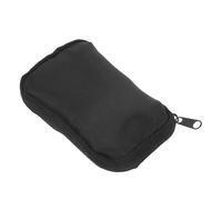 minkissy Bolsa de Transporte para Estuches de Glucómetros y Suministros para Diabéticos, de Tela Negra, Resistente al Desgaste, Adecuado para Uso Diario y Portabilidad