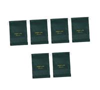 minkissy Bolsas Organizadoras para Zapatos de Viaje Cordón, Tejido No Tejido Verde, Tamaño Mediano 26x37 Cm, Set de 6 Unidades, para Uso Doméstico y Portátil