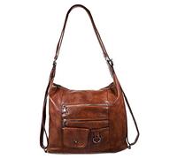 minkissy Bolso De Hombro Vintage Para Mujer Bolso De Moda Cierre De Mochila Sencilla Para Diario y Viajes