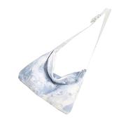 minkissy Bolso de Lona con Diseño Tie Dye para Mujer Bandolera para y Ocasiones Diarias Azul