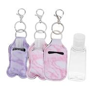 minkissy Botellas De Cosméticos Unidades Rellenables Tapas De Botellas Diseño De Mármol Resistente Al Agua Para Viaje