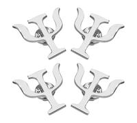 minkissy Broches de Psicología Vintage de Aleación para Chaquetas y Camisas Set de 4 Piezas en Color Plateado Accesorios Unisex para Ropa Formal y Eventos Profesionales
