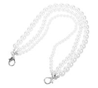 minkissy cadena de zapatos de perlas Hechizas encanto cadenas de zapatos de perlas joyería de la cadena del zapato joyas de botas para mujeres cadena de zapatos para botas Metal blanco