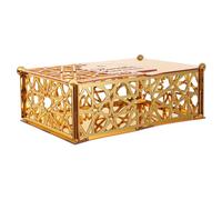 minkissy Caja de Acrílica para Eid Mubarak Caja de Decorativa Resistente para Fiestas Islámicas y Festivales de Ramadán Soporte Transparente para Diseño Elegante para Mesa y Favor de