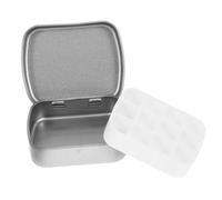 minkissy Caja De Almacenamiento De Esmaltes De Organizador De De Caja De Almacenamiento Rejilla Múltiple