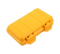 minkissy Caja de Almacenamiento para Cámaras, Contenedor Seco de Plástico Abs, Estuche Rígido y Resistente a Golpes, para Teléfono y Objetos Personales, Amarillo, para Kayak y Camping
