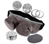 minkissy Caja De Moxa Portátil Cinturón Práctico, Bolsa Para Moxa Hogar, Estuche Acero y Aislante Térmico, Uso Cuello, Hombros y Articulaciones, Terapia Segura Para Alivio y Circulación