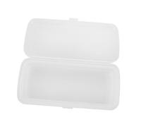 minkissy Caja Esterilizadora para Herramientas de Uñas Organizador de Manicura Transparente con Compartimentos Dobles Estuche para Limpieza y Almacenamiento Profesional Salones y Doméstico