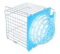 minkissy Caja Nido de Pájaro Colgante de Malla Metálica para Incubación, Ventilación Óptima y Fácil Limpieza, Tamaño Adaptable para Periquitos, Cacatúas y Agapornis, Nido para Jaula de