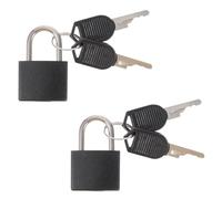 minkissy Candado Pequeño con Llave 20mm Candado de Latón con Carcasa Plástica Juego de 2 Piezas para Taquilla Equipaje y Diario Seguro para Viaje y Mochilas