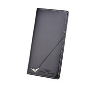 minkissy Cartera de Hombre Monedero Multitarjeta de Cuero para Guardar Dinero Cartera Larga de Hombre para Usar Viajes de Gran Capacidad