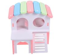 minkissy Casa Hecha de PVC para Hámster y Cobayas Espacio Privado con Rampa para Mejorar el Descanso y Bienestar para Mascotas Pequeñas
