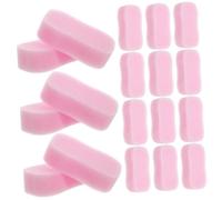 minkissy Cepillo De Esponja Cabello 20 Piezas Tamaño Pequeño Limpieza De Vello Facial y Corporal Para Hombres Uso Doméstico Color Rojo