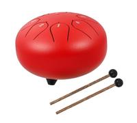 minkissy Chic Lotus Tone Portable Percussion Drum Carbon Steel Non Slip Base Electroplated Surface For Yoga Meditation Music Education