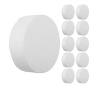 minkissy Cilindros de Espuma de Poliestireno Color para Manualidades Diy, 36 Piezas de 7,5 Cm, Material para Modelado Creativo y Proyectos de Bricolaje en Decoración de Pasteles