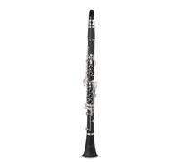 minkissy Clarinete Bemol para Principiantes, Material de Baquelita Negro, Sistema Boehm, Instrumento Musical de Banda, Fácil Mantenimiento y Uso para Estudiantes y Conciertos