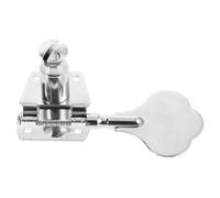 minkissy Clavijas de Afinación Plateadas Abiertas, Botón de Clavija de Acero Inoxidable, Afinadores de Guitarra Eléctrica y Acústica, Accesorios para Músicos, Ajuste Rápido y Preciso