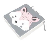 minkissy Cojín Elevador Correa Ajustable para Asiento Infantil Diseño Antideslizante de Algodón y Lino para Sillas de Comedor y Cine, Adecuado para Niños Pequeños