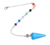 minkissy Colgante Hexagonal De Para Péndulo De Sanación De Chakra Accesorio DIY De Piedras Semipreciosas Amuleto De Energía Natural