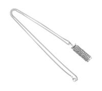 minkissy Colgante Hueco Abierto Gawu Caja Protector para Cenizas y Aceites Esenciales Collar Unisex con Amuleto de Seis Palabras Verdaderas Joyería Versátil para Hombre y Mujer