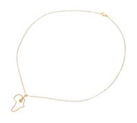 minkissy Collar Colgante De Mapa Africano De Moda Estilo Hip Hop Para Mujer Cadena Tipo Suéter Diseño De Joyería Colgante De Collares Para Uso Diario