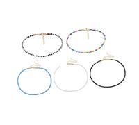 minkissy Collar De Perlas Mujer Collar De Cadena Joyería Moderna De Cuentas De Arroz