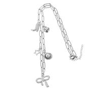 minkissy Collar de Vaquera con Lazo Diseño de Bota Occidental Joyería Rústica para Mujer para Festivales y Conciertos