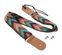 minkissy Correa para Ukelele Ajustable de Estilo Bohemio con Almohadilla para Hombro Cómoda y Gancho Protector para Músicos y Regalos Especiales