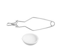minkissy Crisoles para Fundir Joyas Kit 2 Piezas Pinzas y Cuenco Resistente Altas Temperaturas para Fundición Metal Joyería Artes Manualidades