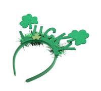 minkissy Cuatro Tocados De Cuatro Hojas Saint Patricks Day Autfit Women St Patricks Day St Patricks Day Hats St Patricks Día De Vestuario Bandas Cabezas Vestir Suministros De Fiesta De