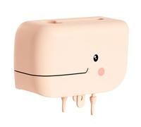 minkissy Cubierta Protectora de Grifo de Bañera para Niños Diseño de Ballena en Silicona Beige, Fácil de Instalar y Adecuada Mayoría de Grifos Baño