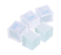 minkissy Cubreobjetos de Vidrio Cuadrado 20x20 Mm 500 Piezas para Microscopio Óptico y Microscopía, Accesorio de Laboratorio Transparente para Análisis y Preparación de Muestras