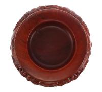 minkissy Cuenco de Prosperidad del Feng Shui de Madera Tallada a Mano, Resistente a Deformaciones y Grietas, Adecuado para Decoración del Hogar y Abundancia