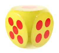 minkissy Dados de Espuma Gigantes para Enseñanza Aula Fiesta Dados de Color Amarillo Educativo Mesa