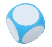 minkissy Dados de Espuma Hechos a Mano para Niños Dados Redondos Borrables Accesorios de Juego Tamaño Compacto para Aulas y Fiestas 1 Pieza