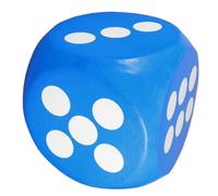 minkissy Dados Gigantes de Espuma Suaves para Pequeños Educativo y Actividades Clase Dado y Seguro para Fiestas Infantiles Azul