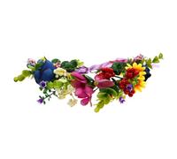 minkissy Diadema Corona Navideña De Flores Tocado Floral Para Novia Diadema De Hada Flores Para Fiesta De Navidad