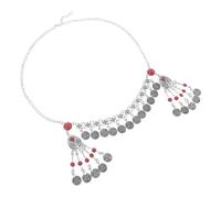 minkissy Diadema de Estilo Étnico Cadena Cabello y Monedas Tocado Vintage Borlas Joyería Bohemia Frente Accesorios Cabello para Mujeres y Niñas Disfraz de Novia para Festivales