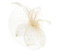 minkissy Diadema De Flores y Con De Malla Fascinador Retro Para Mujer Para Fiesta De Té Cóctel o Banquete De Boda Pinza Pelo