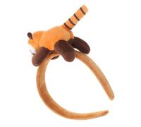 minkissy diadema de mapache Víspera de Todos venda diademas divertidas para mujeres diademas de vacaciones para mujer diademas de fiesta para mujer tela Light Brown
