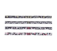 minkissy Diadema Deportiva Japonesa, Pañuelo Cabeza de Karate y Ninja, 4 Piezas Diseño Samurái y Dragón, Absorbente de Sudor, Adecuado para Artes Marciales y Fiestas Infantiles