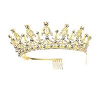 minkissy diadema tiara tocados de novia tiaras de novia de fiesta para mujer Accesorio de novia boda nupcial diadema nupcial tocado de tiara nupcial pedrería